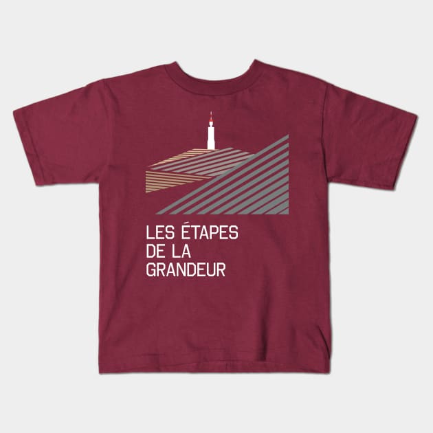 THE STEPS TO GREATNESS Kids T-Shirt by reigedesign